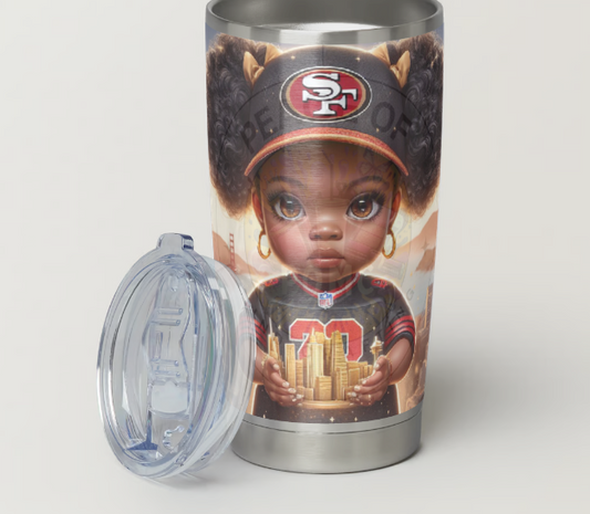 Football Custom Tumbler